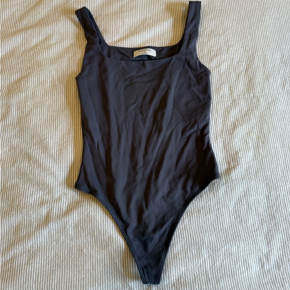 Aritizia Babaton Slate Gray Bodysuit